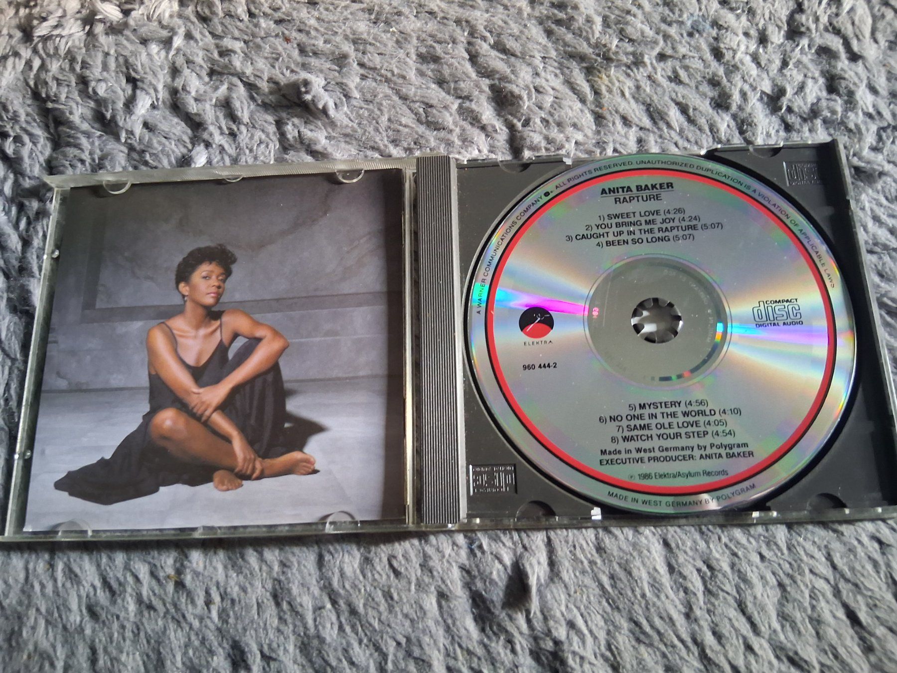 CD: ANITA BAKER     RAPTURE     CD – Usato da Wetzikon ZH venduto da Ramones01 2