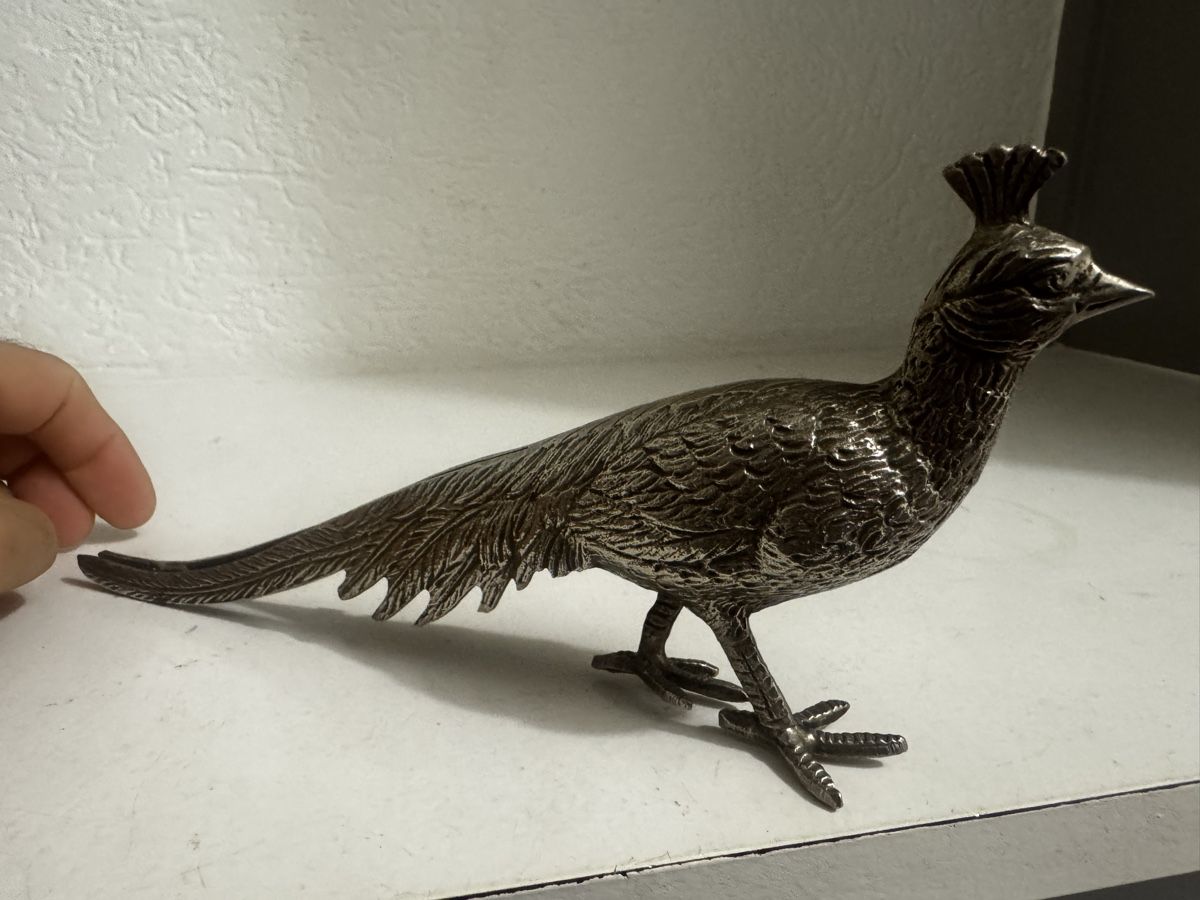 Sculture & Statue: Elegante Pfauenfigur in Silberoptik – Usato da Gerlafingen venduto da naj_vj8s 2