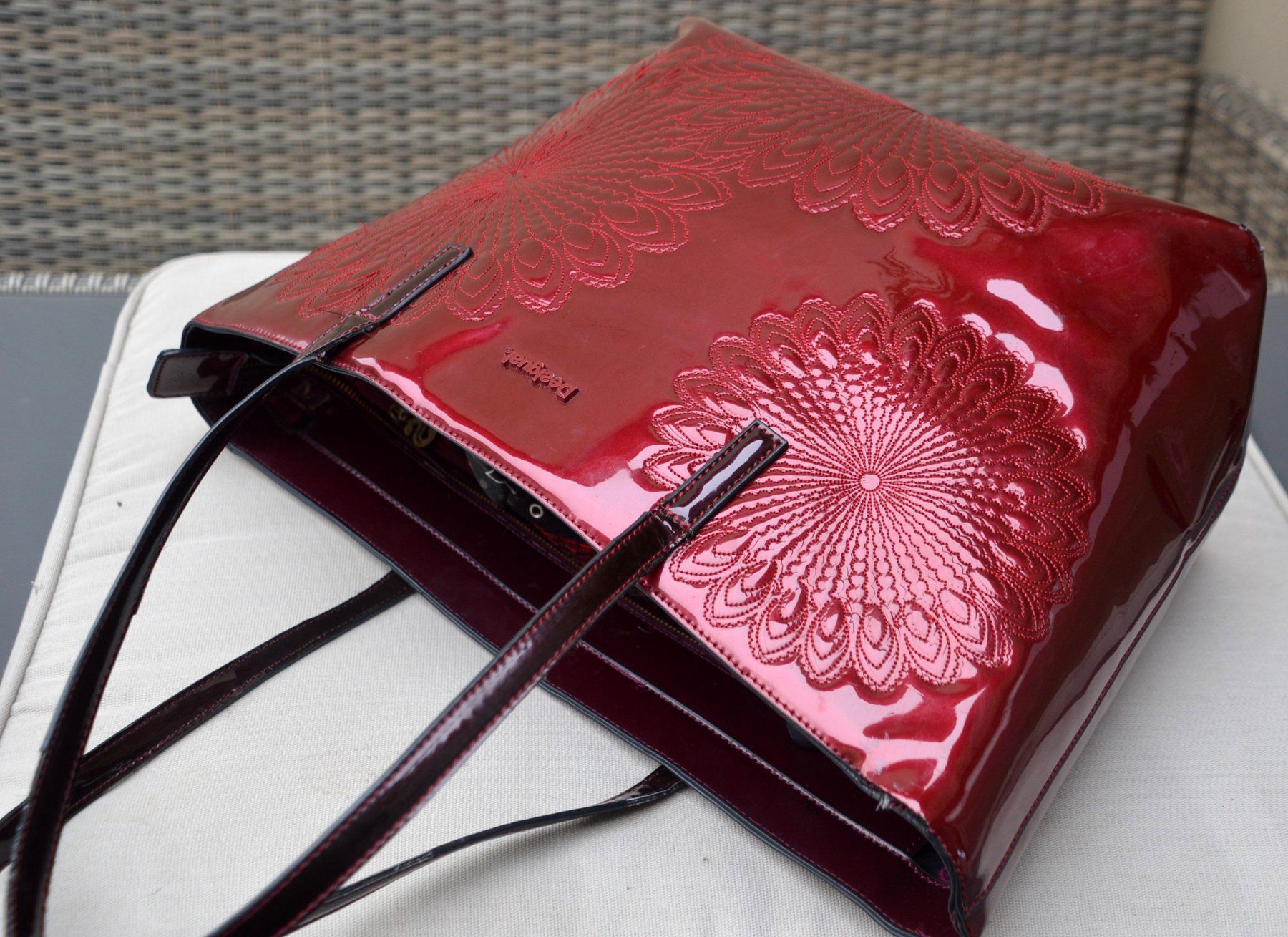 Desigual Taschen für Damen: Tasche / sac Desigual rouge / Rot – Gebraucht aus Collonges von arashee 3
