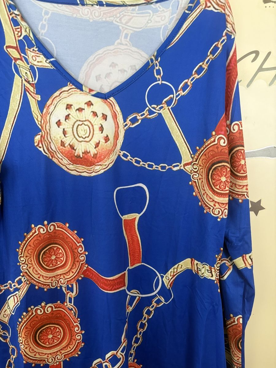 Vestiti: Kettenmuster Kleid Royal – Usato da Obbürgen venduto da bugi6868 2