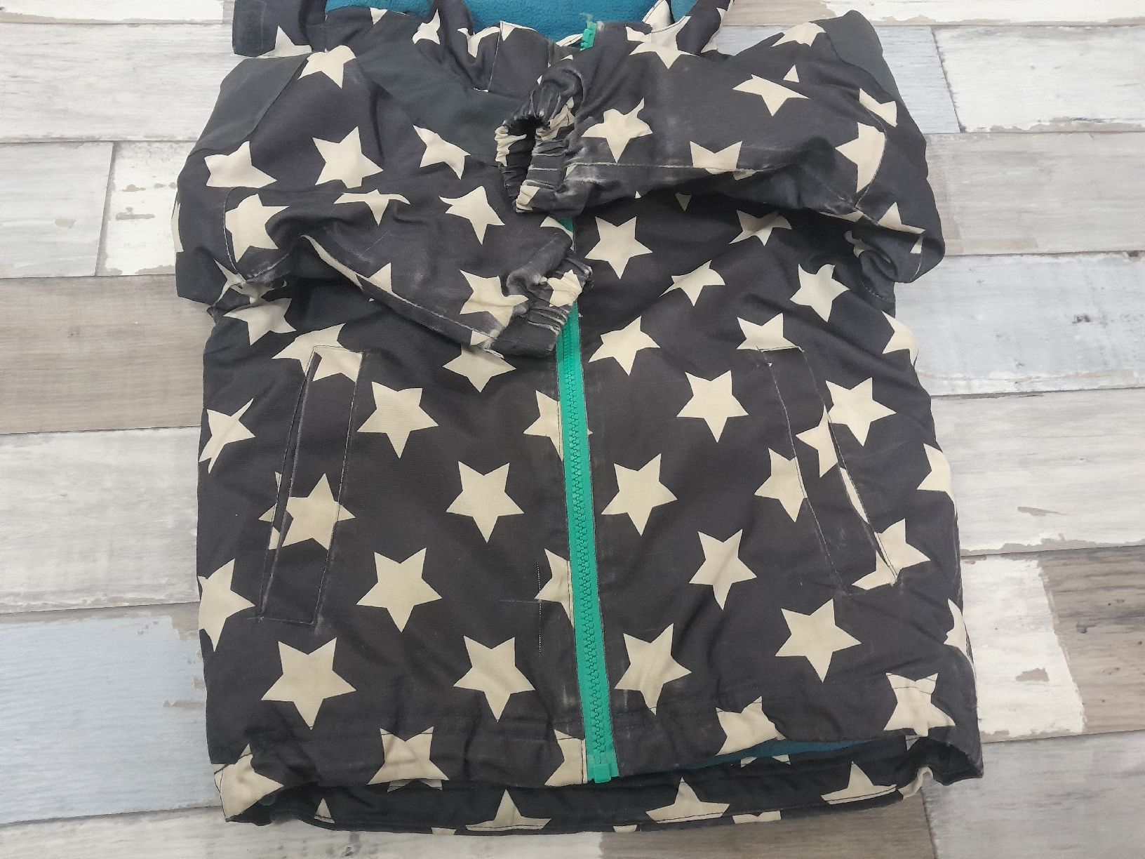 Racoon Jacken & Mäntel: 104 Racoon Jacke Winter blau Sterne – Gebraucht aus Sevelen von boutiquenounou 3