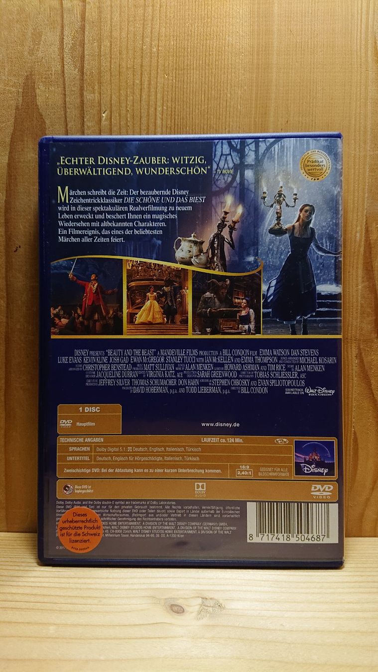 Tutti i DVDs: DIE SCHÖNE UND DAS BIEST DVD Disney – Usato da Wilderswil venduto da Exebub 1