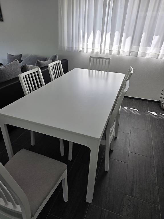 Set di tavolo e panche: Esstisch inkl. 6 Stühle – Usato da Wollerau venduto da ska_75sq 2