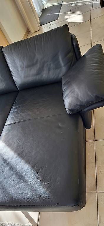 Sofas: Ecksofa 3-Sitzer echtes Leder  – Gebraucht aus Weesen von sev_kx7b 1