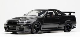 NISSAN SKYLINE GT-R (R34) COUPE FULL CARBON FIBRE 1/18 NEU
