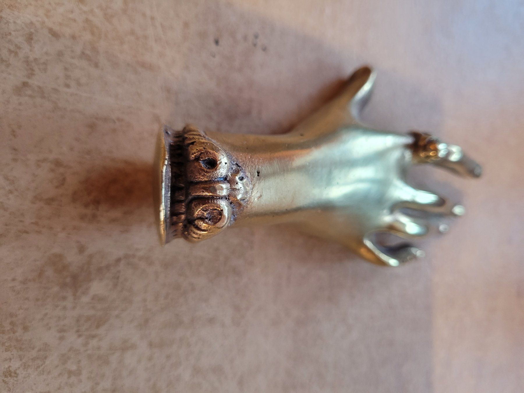 Sculture & Statue: Antike kleine Bronze "Hand Gottes" – Usato da Ennetmoos venduto da Billi20 2