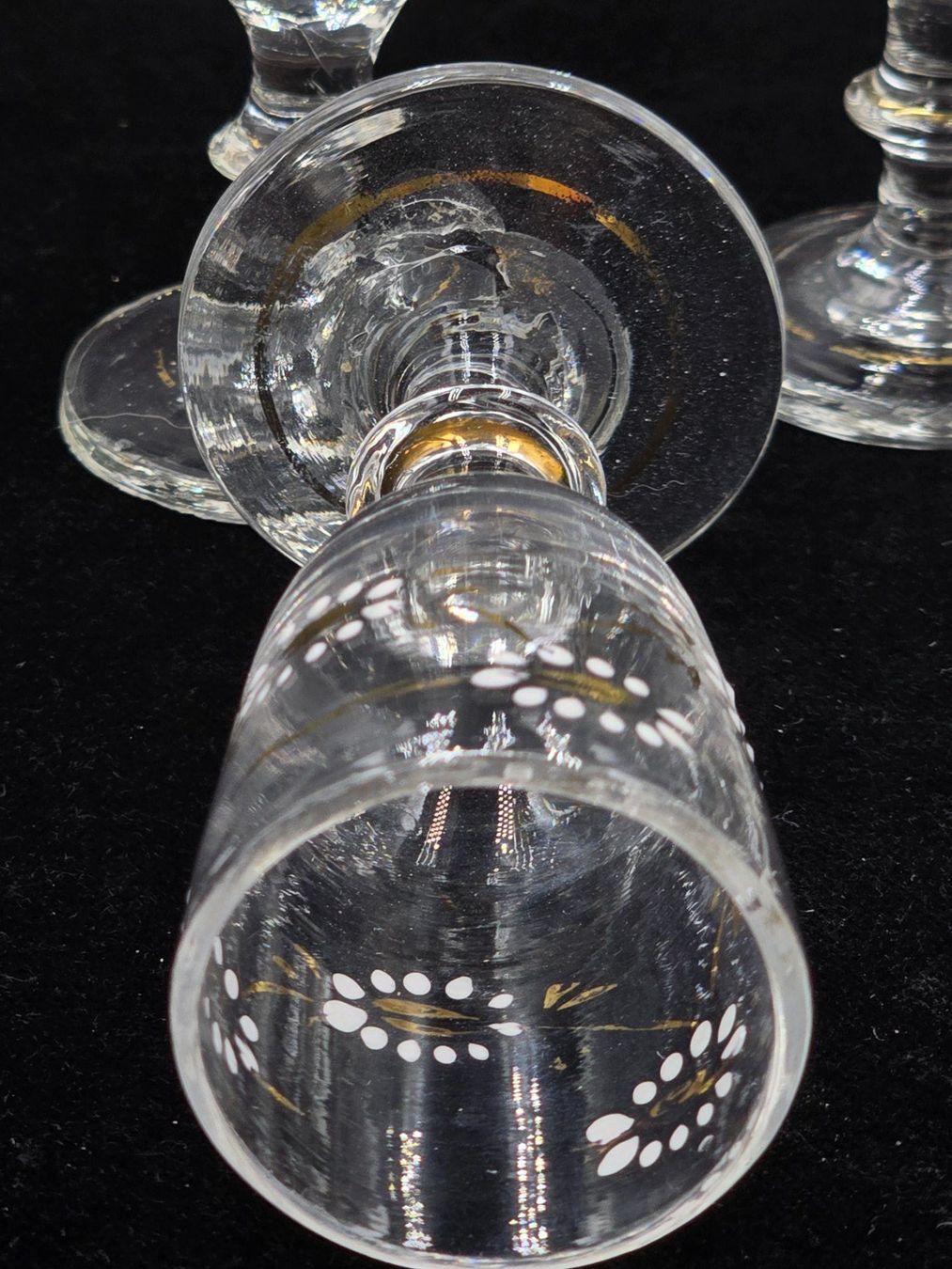 Caraffe: Antike Glaskaraffe mit 6 Gläsern – Usato da Rorschacherberg venduto da snOOpydOg11 2