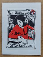 Exlibris F. Bovard - Orig. Holzschnitt