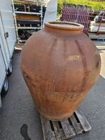 Grosse Ton Vase / Riesen Ton Vase