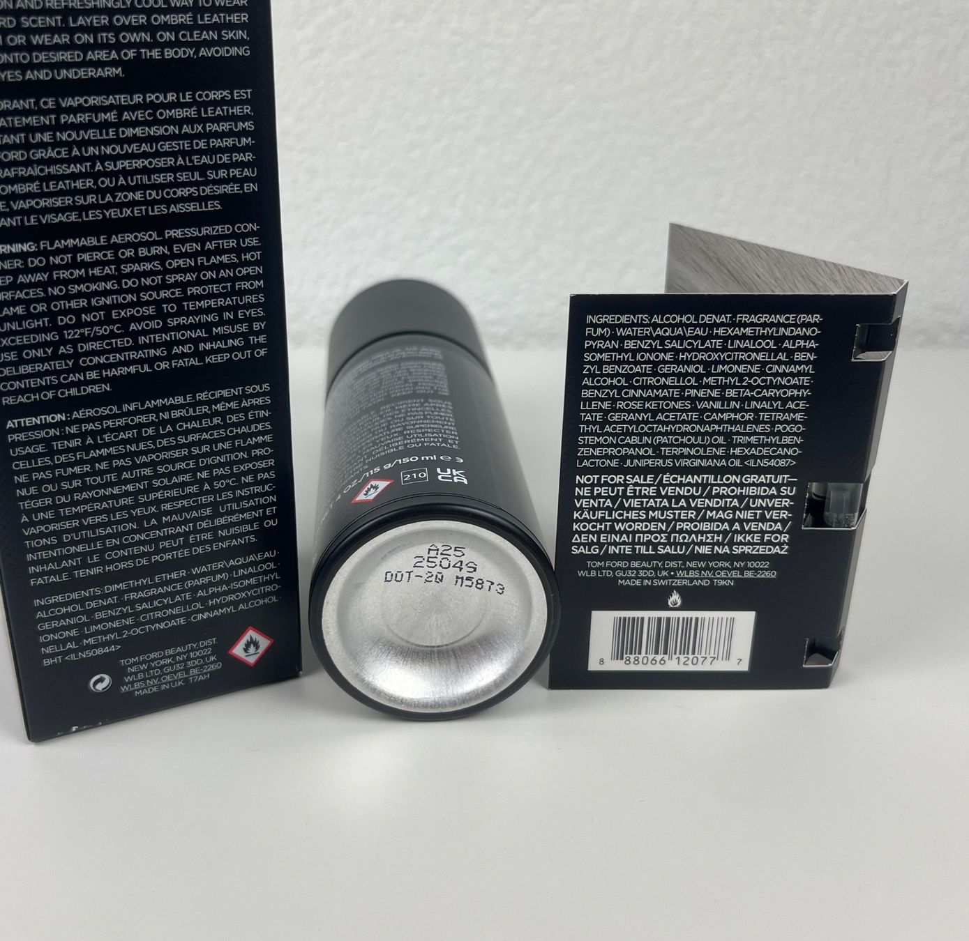 Tom Ford Profumi & Eau de Toilette: Tom Ford Ombré Leather Körperspray 150ml – Usato da Stein am Rhein venduto da Moons_of_Saturn 4