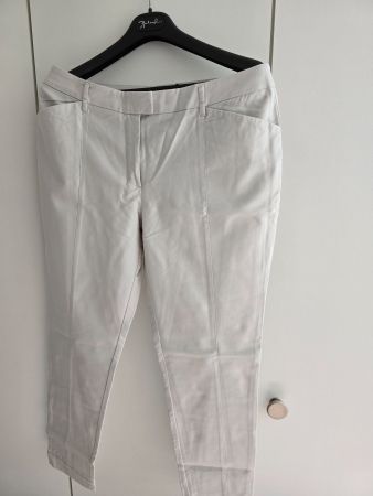 Edle Chino Hose beige, Gr. 42, Leicht, Sommerlich, Top Zu...