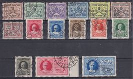 VATIKAN 1929: Serie 1-15 - Kat. 85.--