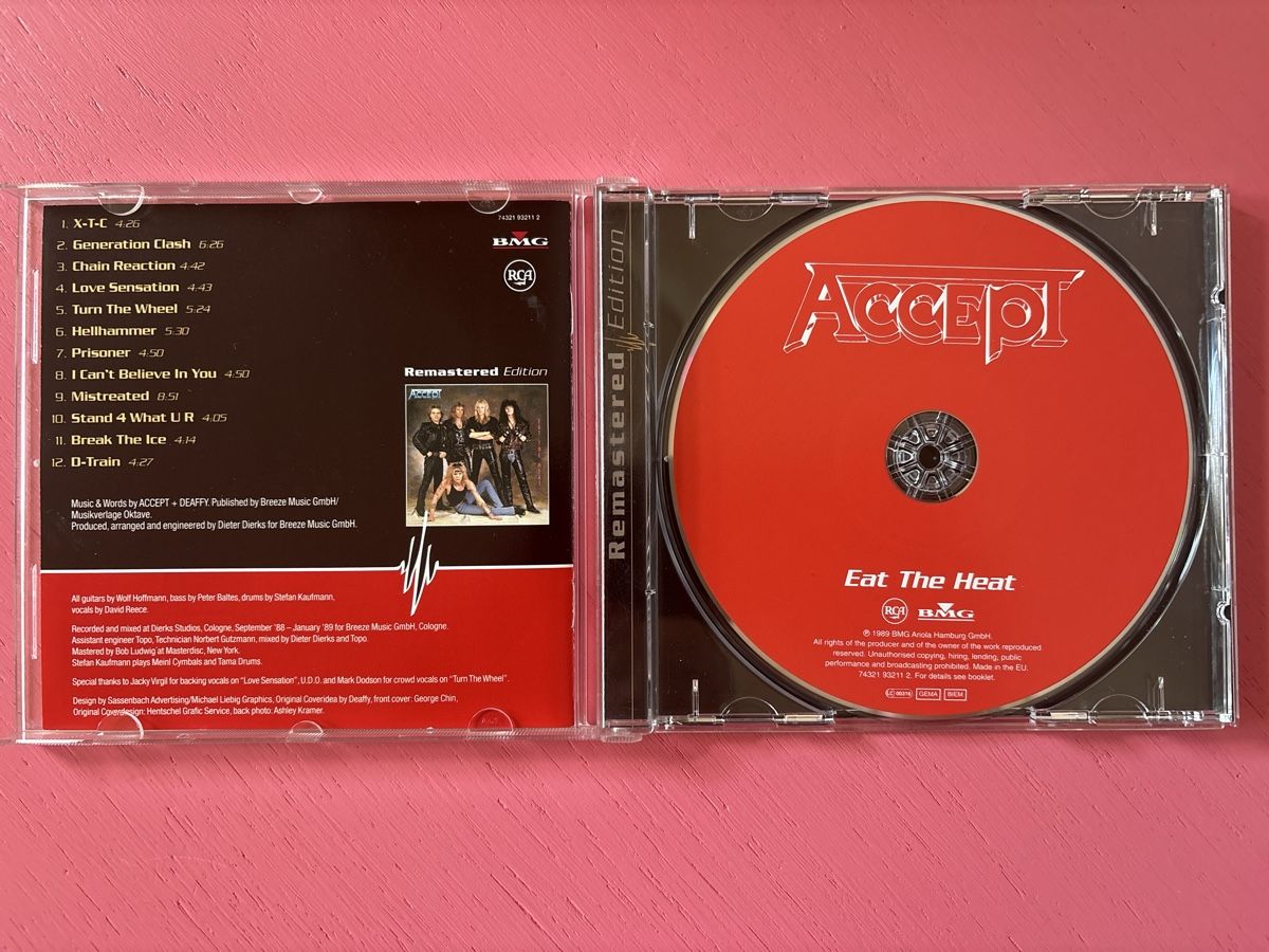 CD: Accept - Eat The Heat – Usato da Lützelflüh-Goldbach venduto da Deiv4 2