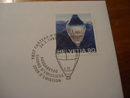 Sondermarke Breitling-Orbiter 1999, FDC +4erblock ET.o