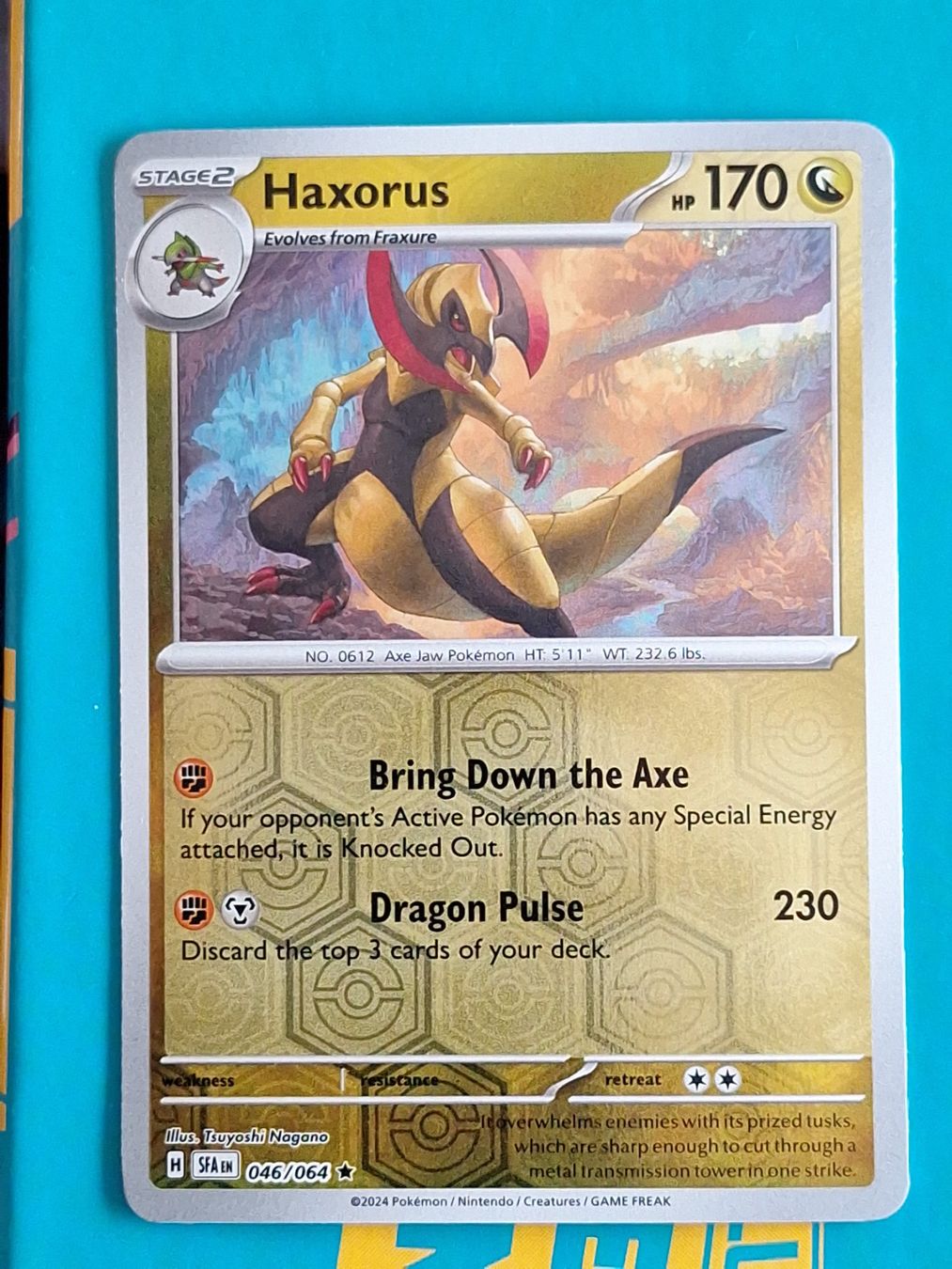 Pokémon Carte collezionabili: Haxorus - Reverse Holo - Pokemon Shrouded Fable – Usato da Altstätten SG venduto da GGsGameshop