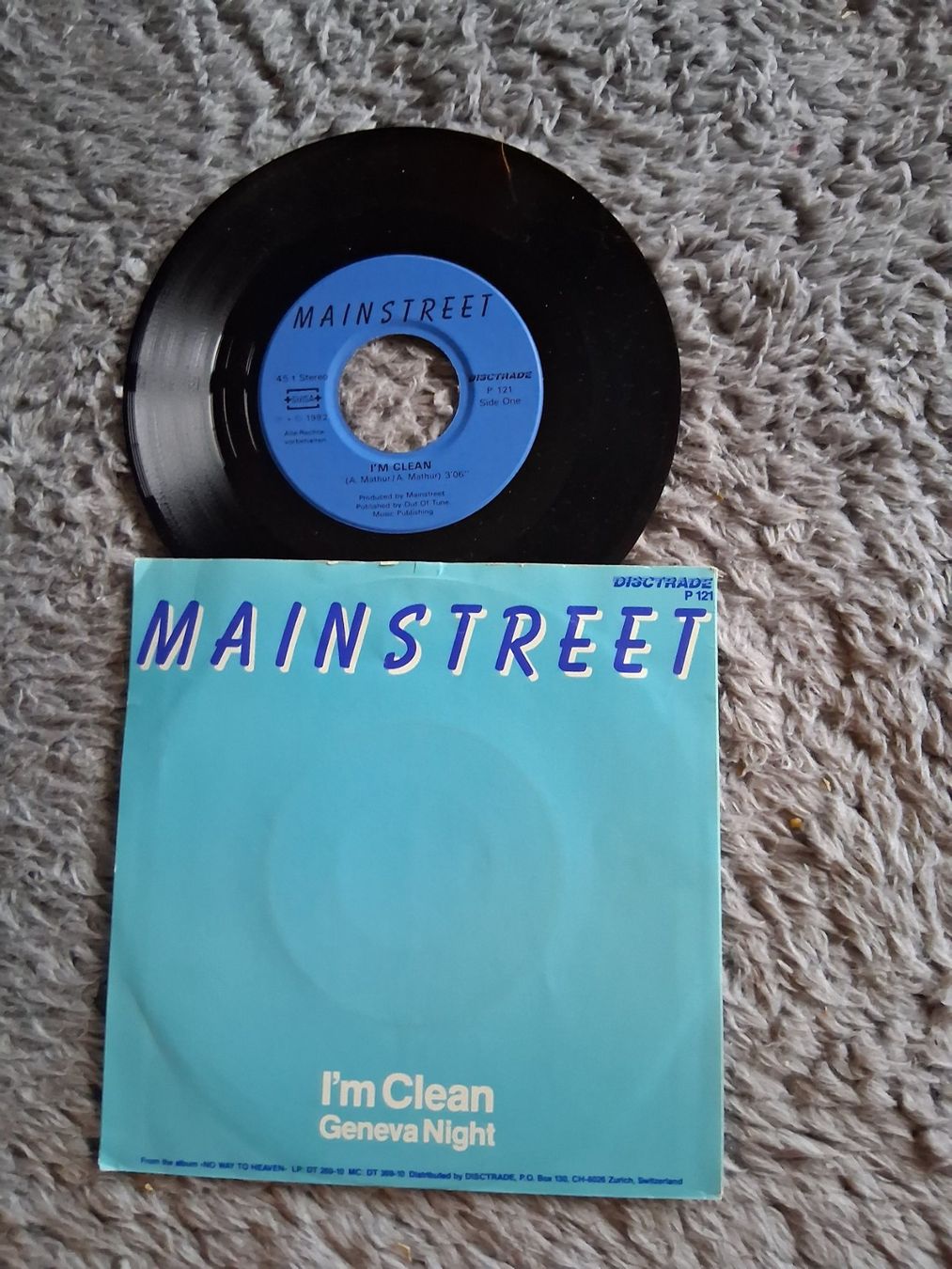 Dischi in vinile: MAINSTREET      I'M CLEAN    7NER SINGLE – Usato da Wetzikon ZH venduto da Ramones01