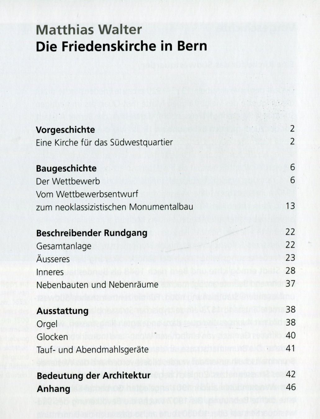 Livres: Bern, Friedenskirche, Kunstführer – D'occasion à Aarau par Elmaar41 2