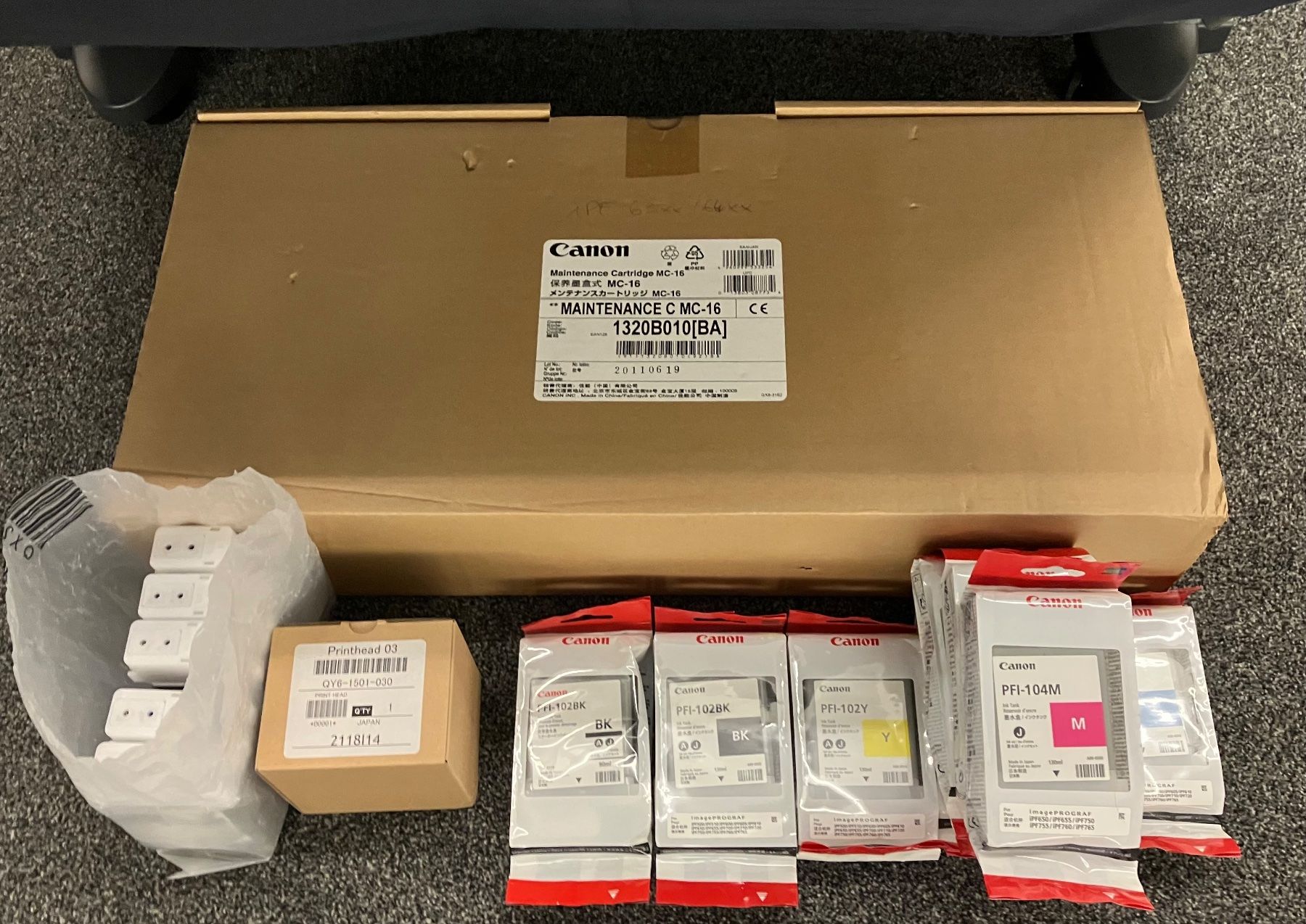 Canon Drucker: Canon iPF610/24" Plotter + Einzelbattkasette, inkl. div zube – Gebraucht aus Wernetshausen von Bortot 5