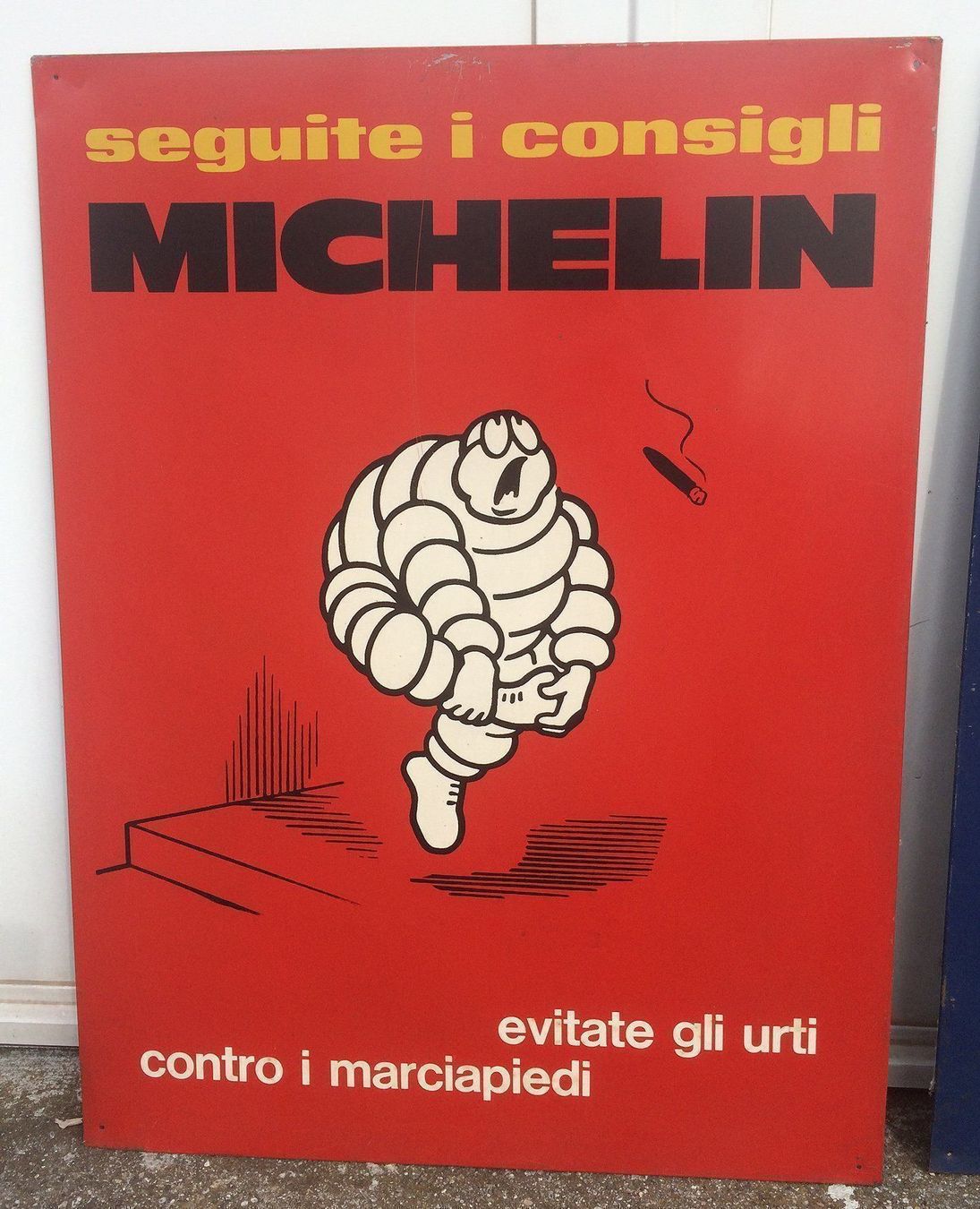 Michelin Schilder: 3 Schilder Michelin Bibendum Reklame – Gebraucht aus Zürich von RudiRock 3