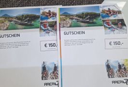 AREA 47  2 Gutscheine im Wert von je 150 Euro