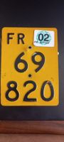 Plaque de vélo