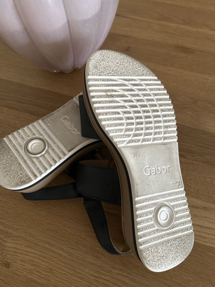 Gabor Scarpe da donna: Gabor Sandalen, schwarz,  – Usato da Siebnen venduto da schnell05 3