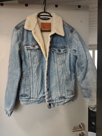 Levi's Jeans Jacke mit Teddyfutter, Grösse S