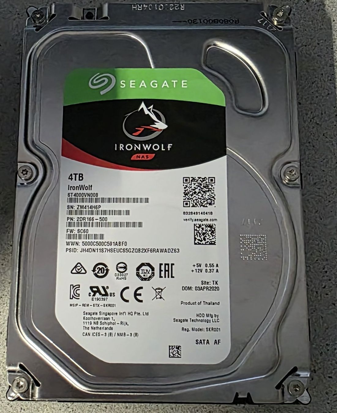 Dischi rigidi: LogiLink USB 3.0 2-Bay RAID Gehäuse mit 2× 4 TB Harddisk – Usato da Ebikon venduto da Fredieluz 3