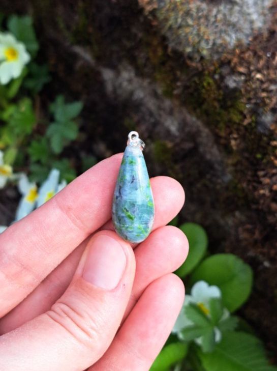 Anhänger: Allalin Gabbro Wallis Anhänger – Neu und originalverpackt aus Richterswil von Viorella