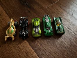 Hot Wheel Autos, 5 Stück 