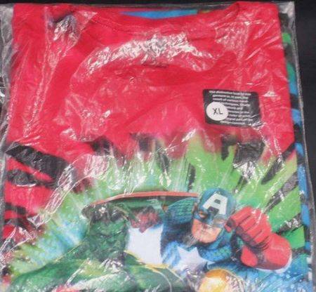 Marvel T-Shirt Spider-Man Captain America Hulk Grösse XL NEU