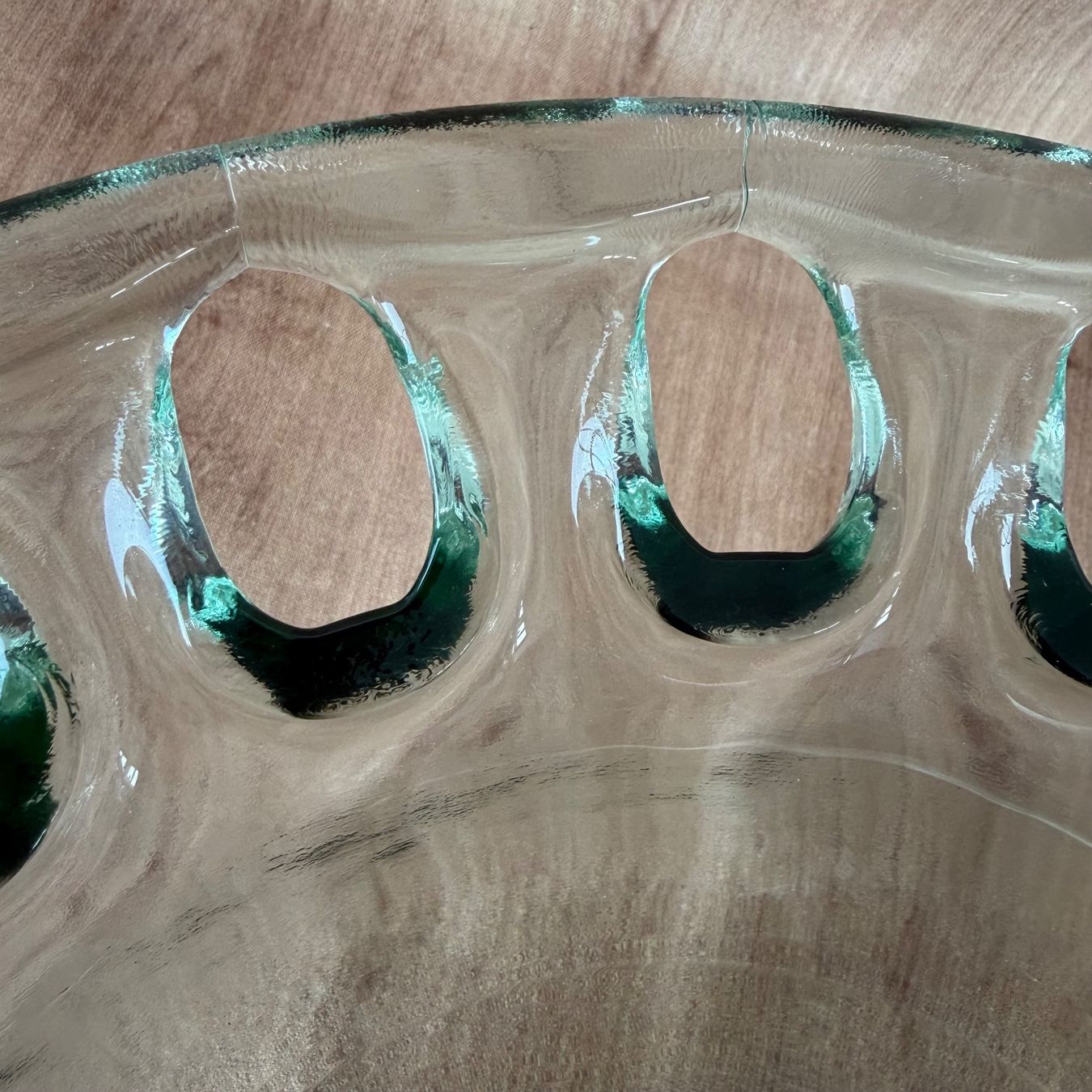 Ciotole: Schöne, schwere Dekoschüssel aus Glas – Usato da Baar venduto da Schreibseele 3
