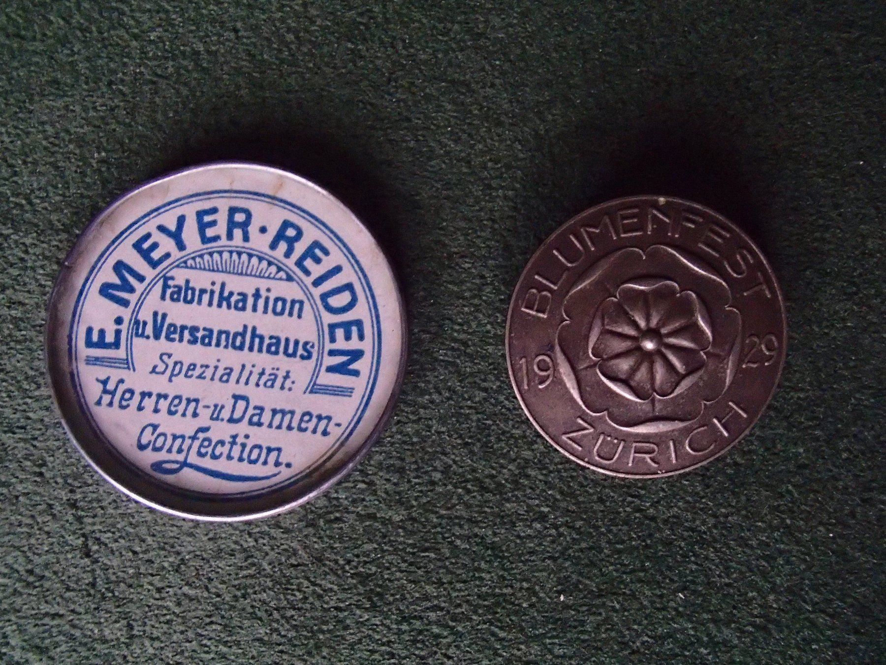 Placchette & Badge: Altes Blumenfest Abzeichen von 1923 – Usato da Schöfflisdorf venduto da pullux