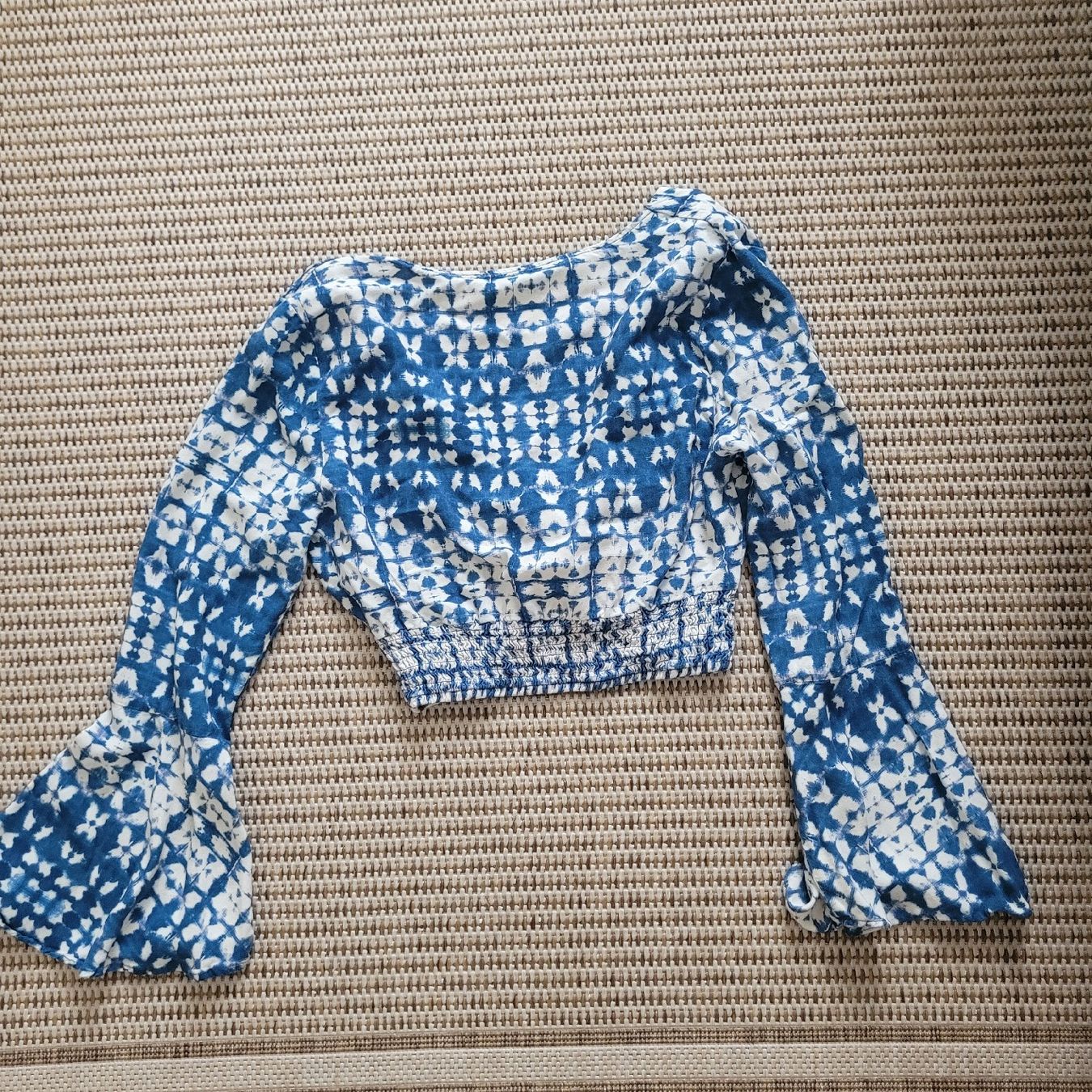 Zara Top: ZARA top imprimé bleu et blanc, taille S – Nuovo (secondo la descrizione) da Genève venduto da Tanaa_12 4