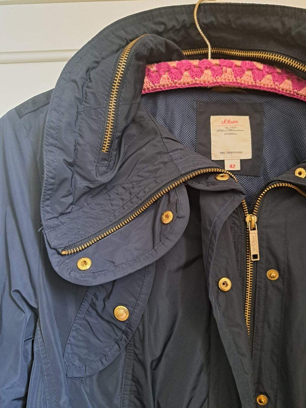 S.Oliver Jacken: Parka S. OLIVER Damen Grösse 42 Blau – Gebraucht aus Zürich von dph_r9t2 7