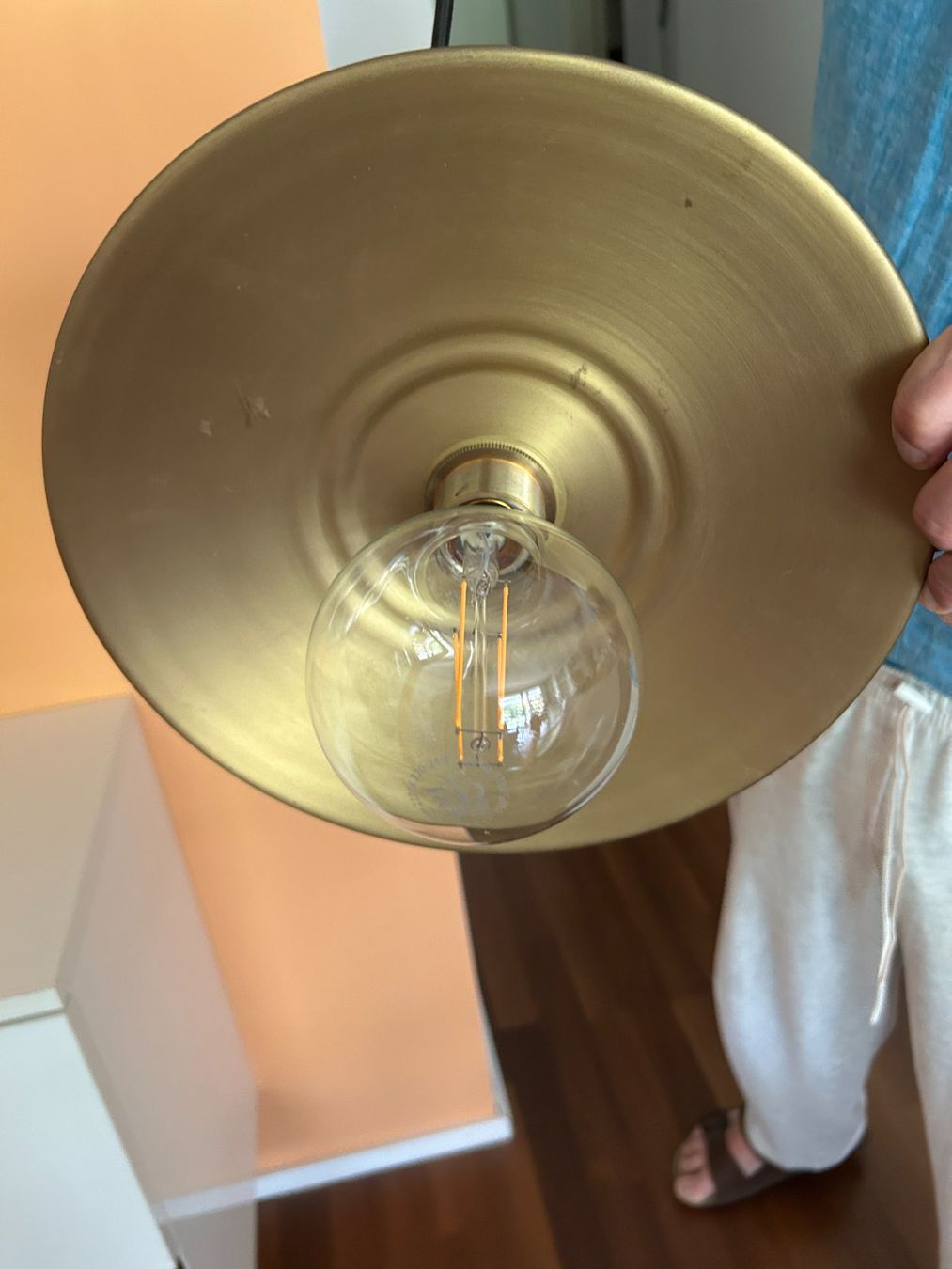 Lustres & lampes de plafonds: Hängelampe mit Leuchtmittel – D'occasion à Ettingen par sagada81 2