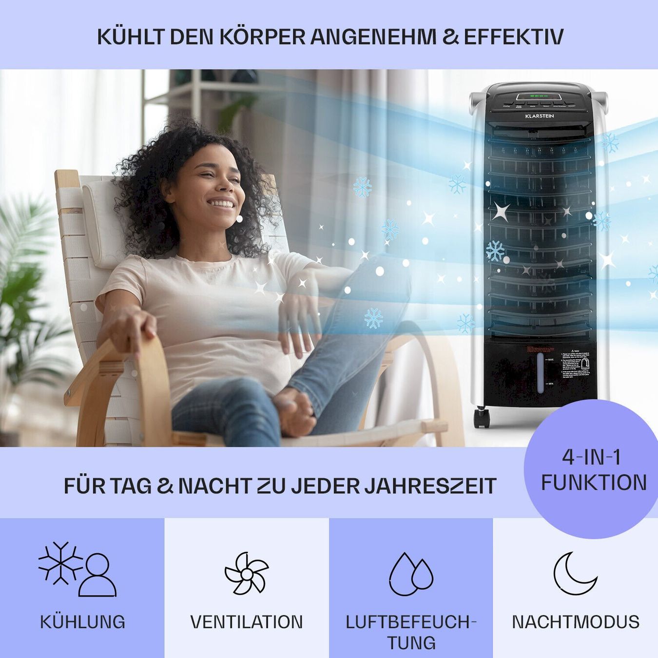 Purificateurs d'air: Klarstein Maxfresh schwarz – Neuf avec emballage d'origine à Bottighofen par zaap 3