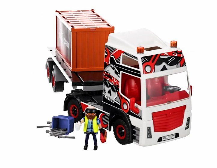 Playmobil Giocattoli: Playmobil 70771 Lastwagen mit Container – Nuovo e nell'imballaggio originale da Beckenried venduto da angel-mountain 1