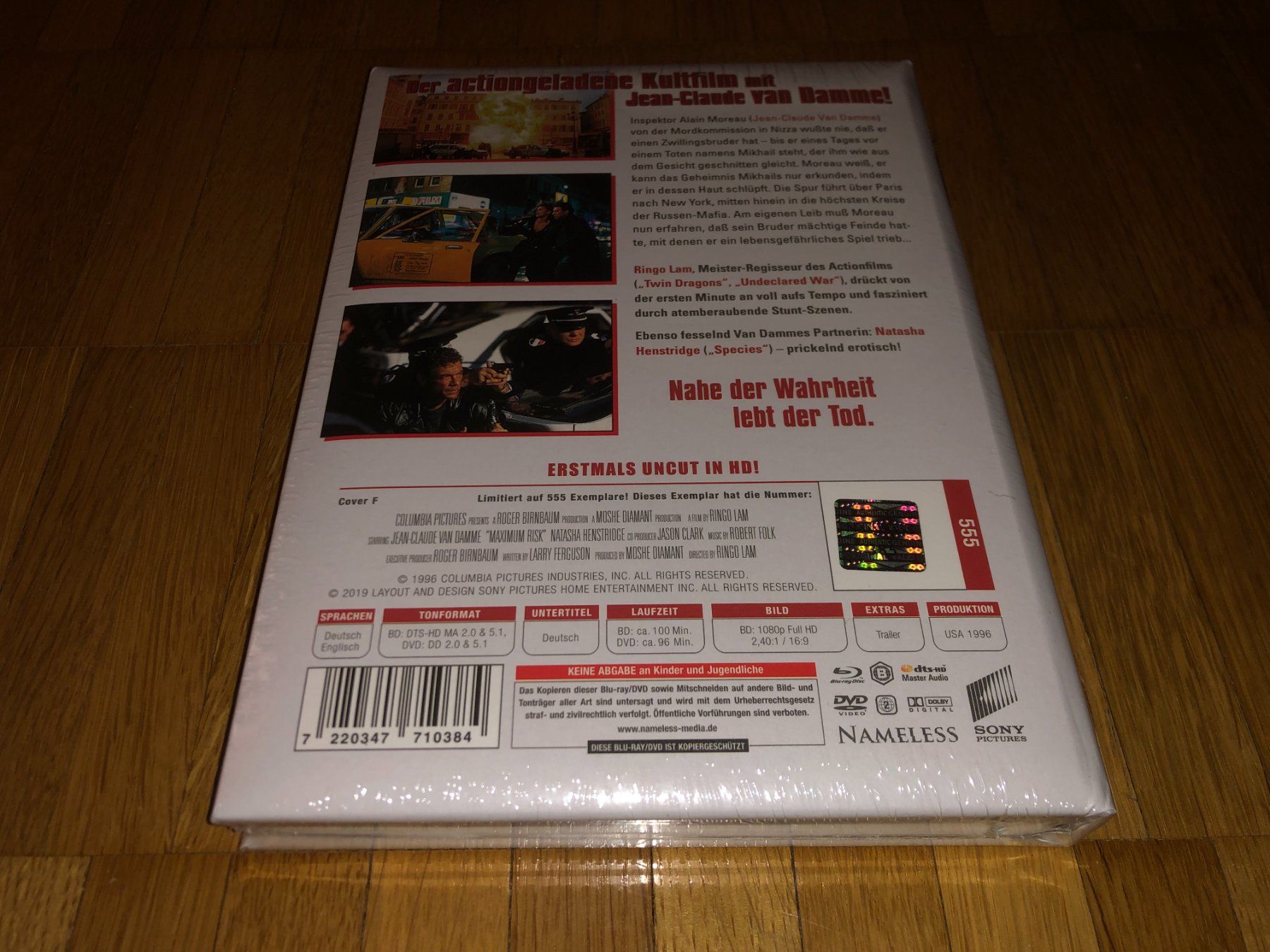 Tutti i DVDs: Maximum Risk - MEDIABOOK - F - WATTIERT - UNCUT – Nuovo e nell'imballaggio originale da Basel venduto da havsok 1