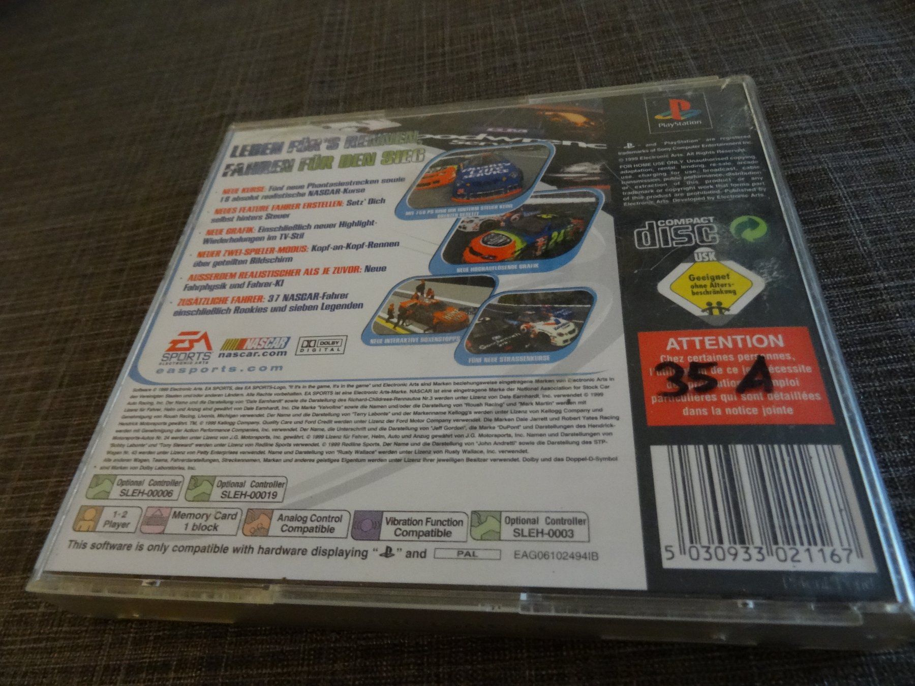 Sony Giochi: Nascar 2000 PS1 – Usato da Olten venduto da Disc-Ausverkauf 2