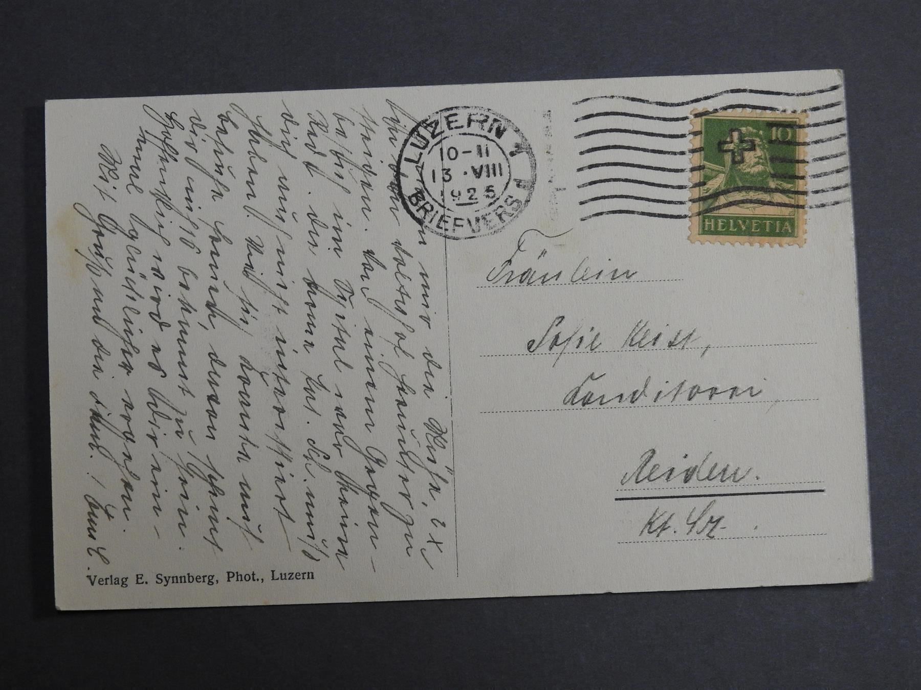 Cartoline postali: AK - Krankenanstalt Luzern - Park – Usato da Rain venduto da 999-800-K 1