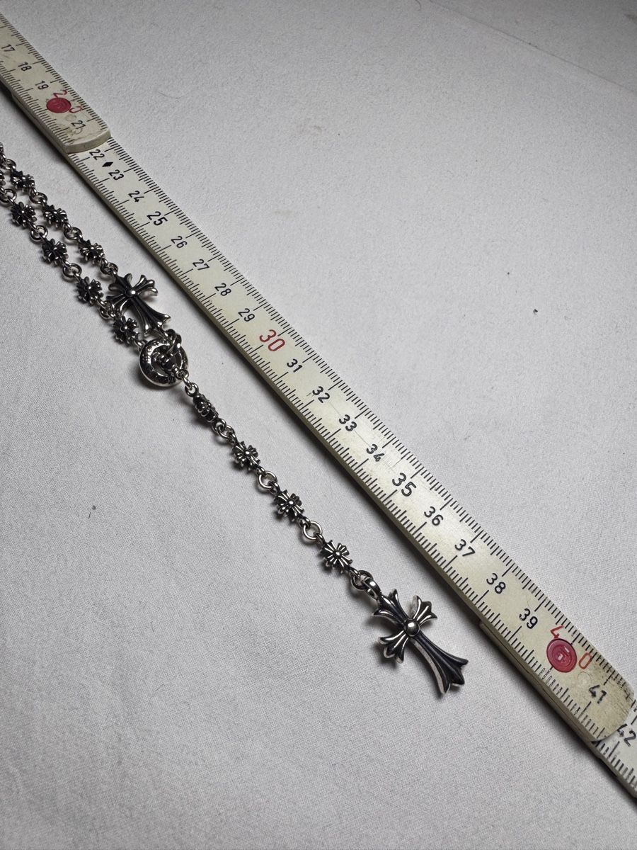 Chrome Hearts Catenine: Chrome Hearts Double Cross Chain Necklace – Nuovo e nell'imballaggio originale da Caviano venduto da reselleo21 6