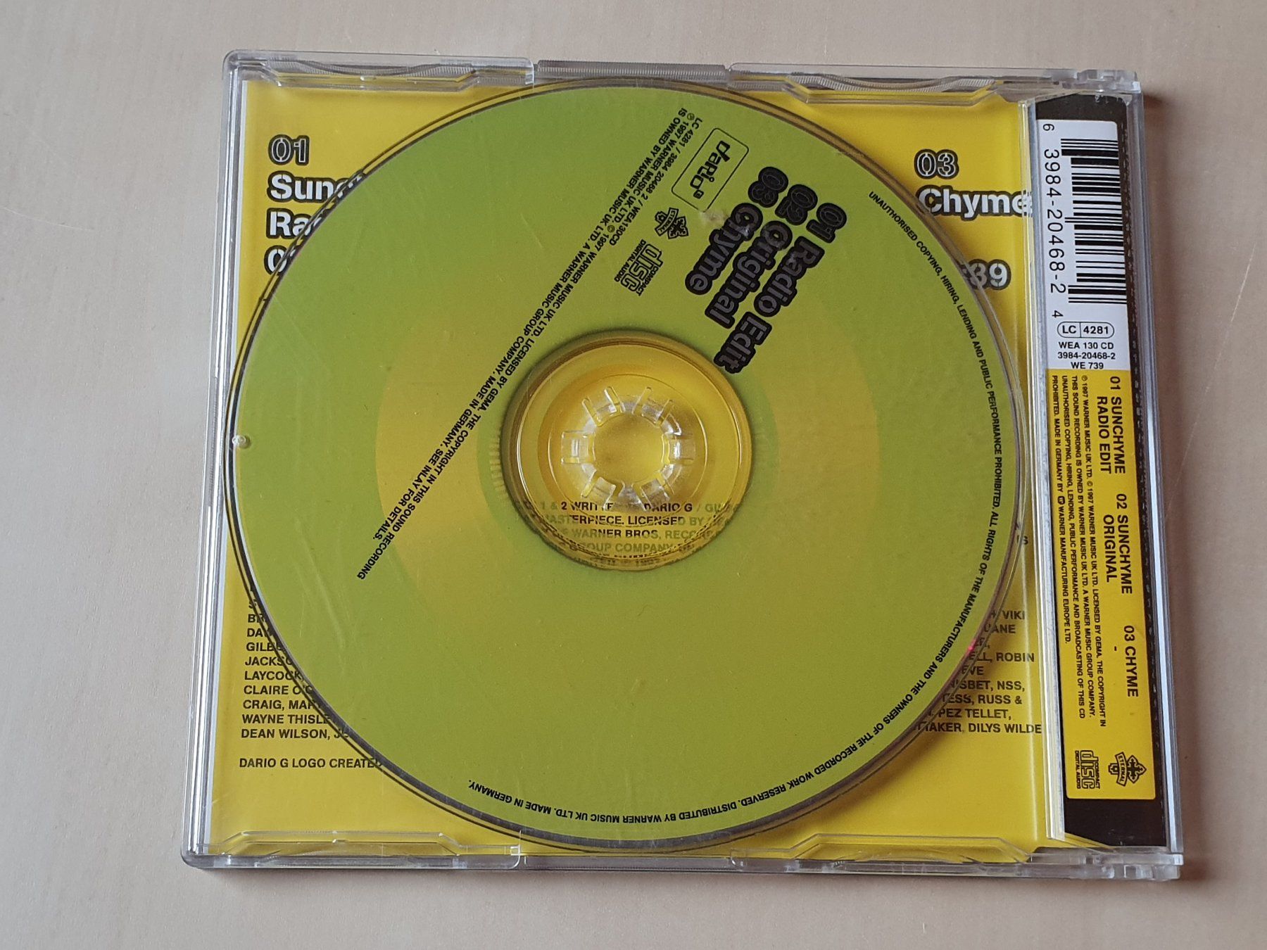 CDs: Dario G Sunchyme – Gebraucht aus Stansstad von collectorsshop 1