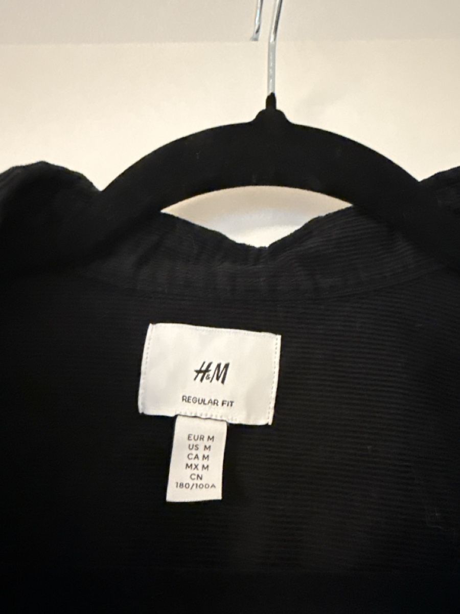 H&M Camicette: H&M Cordhemd Schwarz, Gr. M, Top! – Usato da Winterthur venduto da ebos1 2