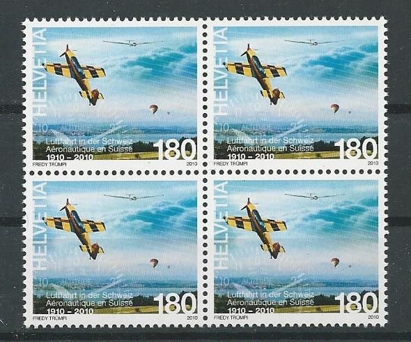Tutti i francobolli: 2010 Nr. 1341 100 Jahre Luftfahrt ** – Usato da Basel venduto da Melphi