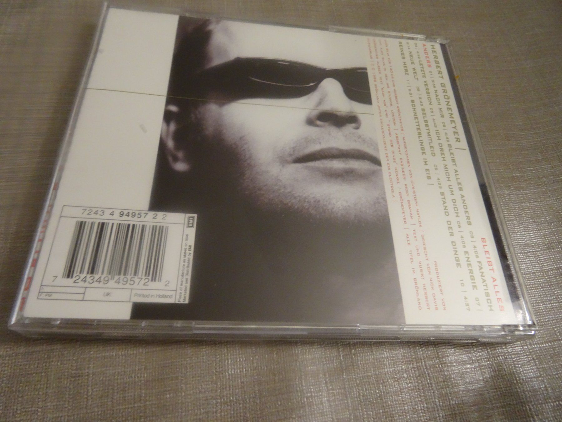 CDs: Herbert Grönemeyer - Bleibt Alles Anders - CD v – Gebraucht aus Olten von Disc-Ausverkauf 1