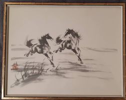 Bild Galoppierende Pferde chinesische Kunst