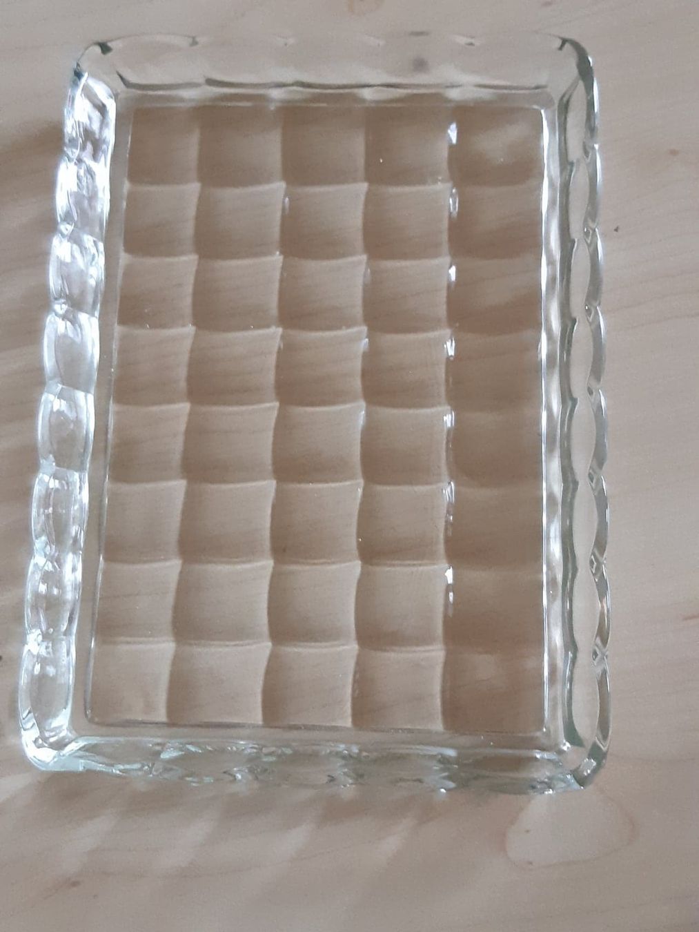 Servierplatten: Glasteller, Cakeplatte, rechteckig  Vintage – Neu (gemäss Beschreibung) aus Möhlin von Simba4871