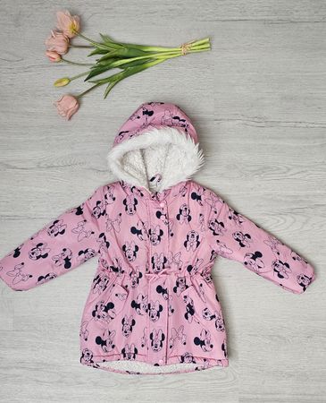 Winterjacke Disney Baby rosa Minnie Mouse Grösse 98