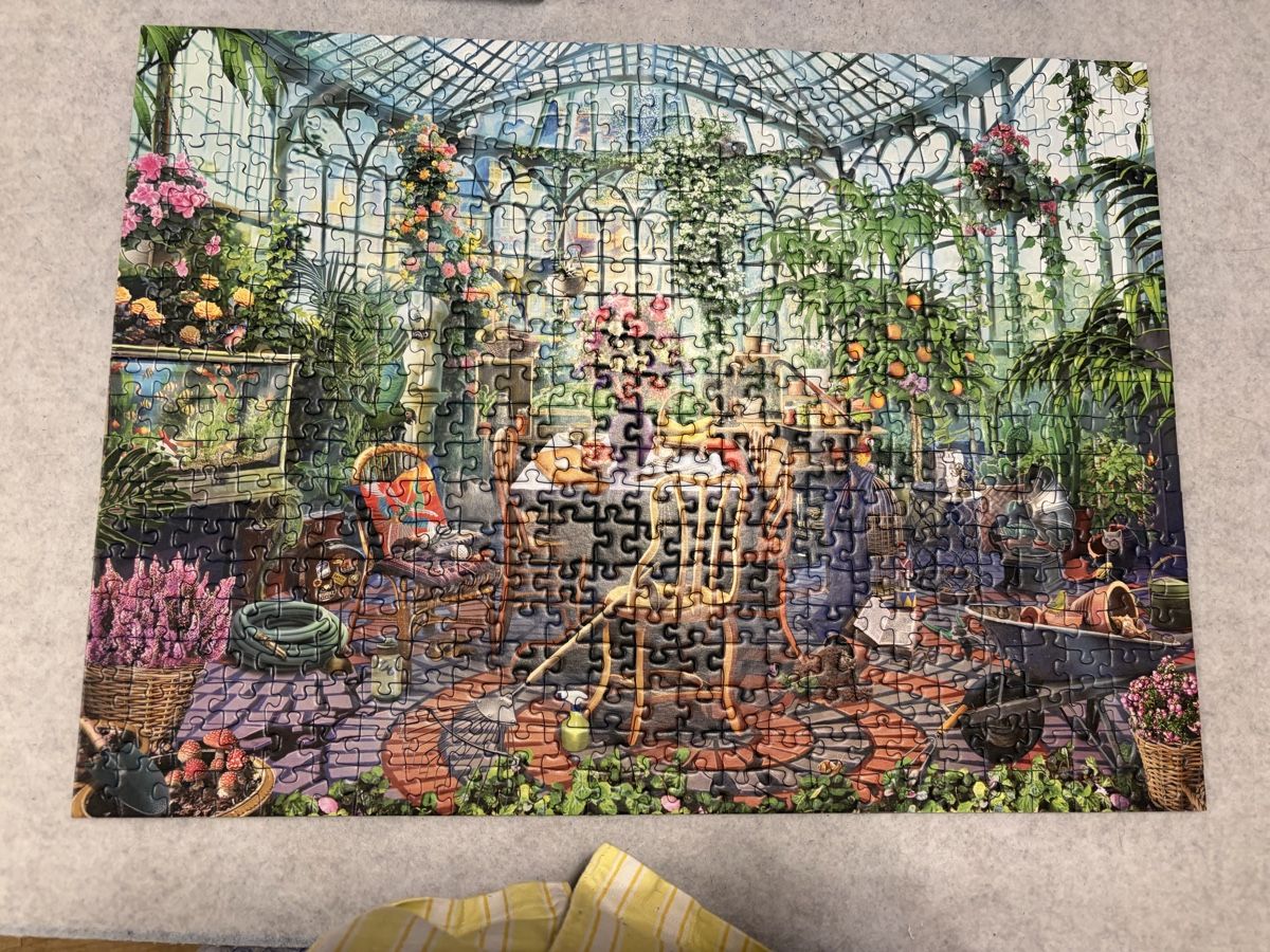 Ravensburger Puzzle: Puzzle Gewächshaus 500 Teile – Usato da Laupersdorf venduto da eliza23